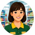 Chị Thảo Vy, Chủ cửa hàng tiện lợi Q12