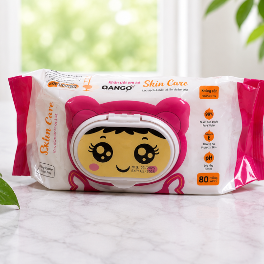 KHĂN ƯỚT GẤU 250G (30 GÓI/THÙNG)