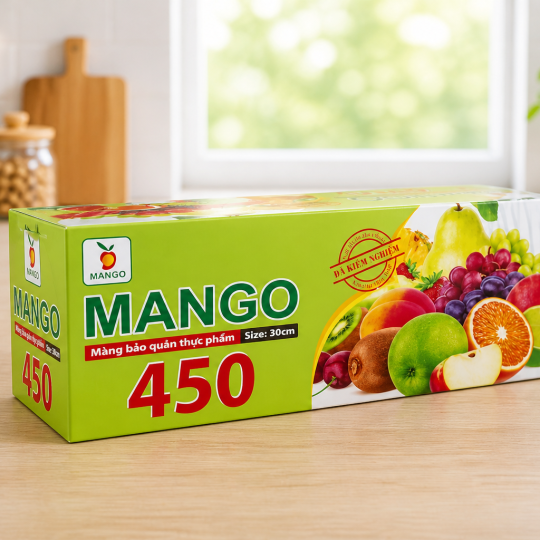 MÀNG PVC MANGO 30 X 400 XANH